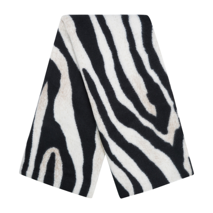 écharpe imprimé zèbre