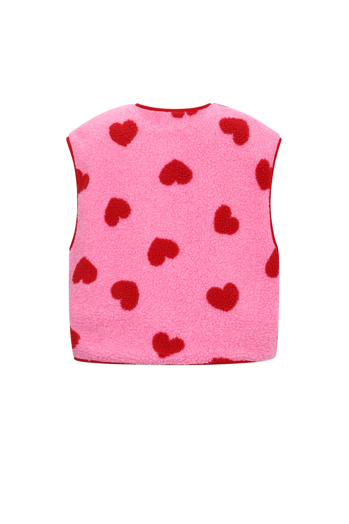 gilet femme à cœurs pour tenue quotidienne