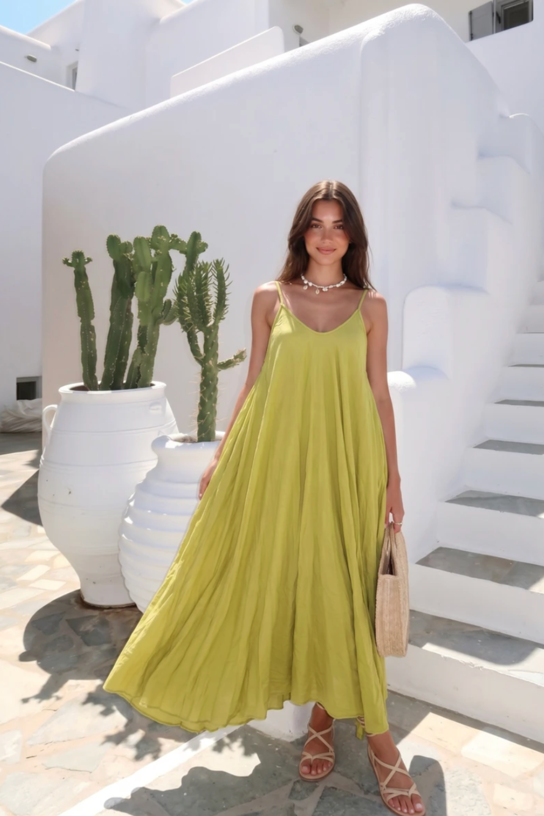 robe longue voile de coton