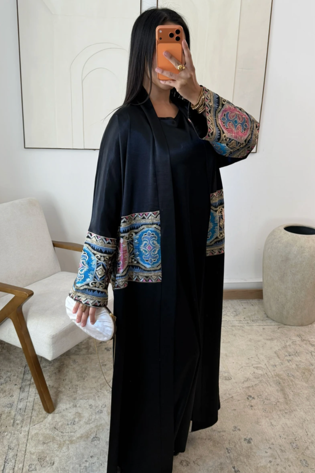 ensemble abaya deux pièces